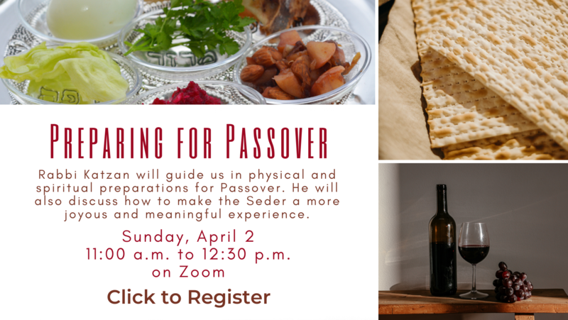 Preparing for Passover
