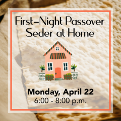 Banner Image for First-Night Passover Seder at Home